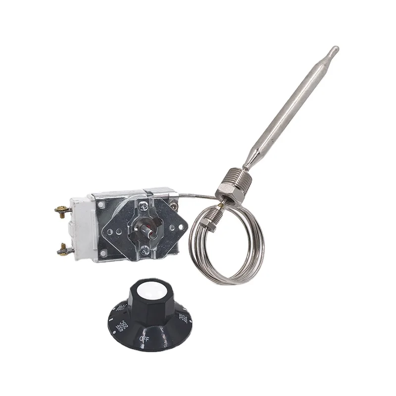 Deep Frying Fryer Accessories Control 204°/400°F 1/4" MNPT RX-1-36 Thermostat With Knob for Pitco 60125401 Fryer Replacement