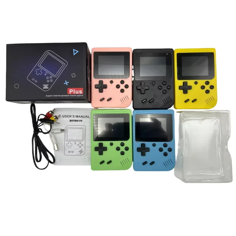 Mini Console Portable 400 Jeux FC Rétro - 7,1 Cm - Batterie 1020 MAh - Sortie TV - Cadeau Enfant Et Adulte
