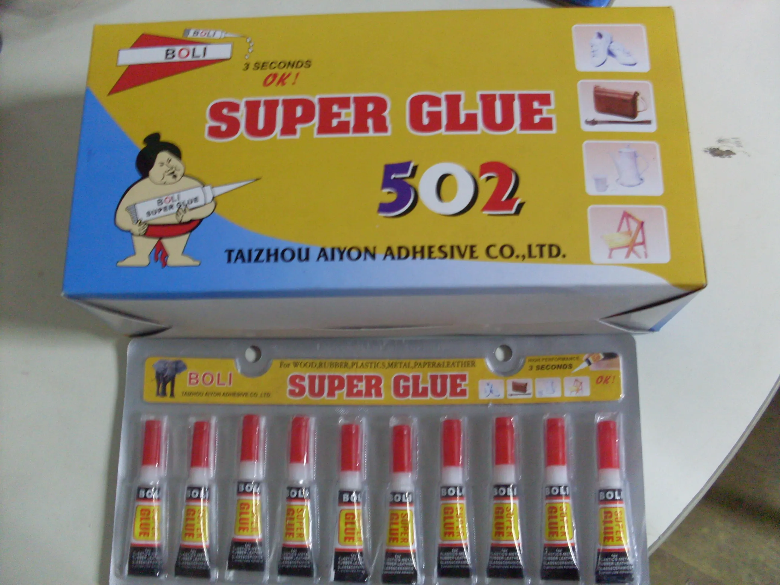 BOLI SUPER GLUE 1gx10pcs 3seconds high performance
