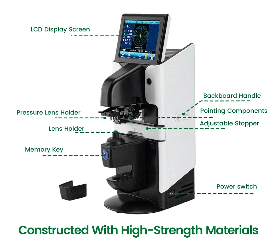 Hot Sell JD-2600B Optical Instruments Auto Lensometer Digital Lensmeter Hot Sale For Laboratory