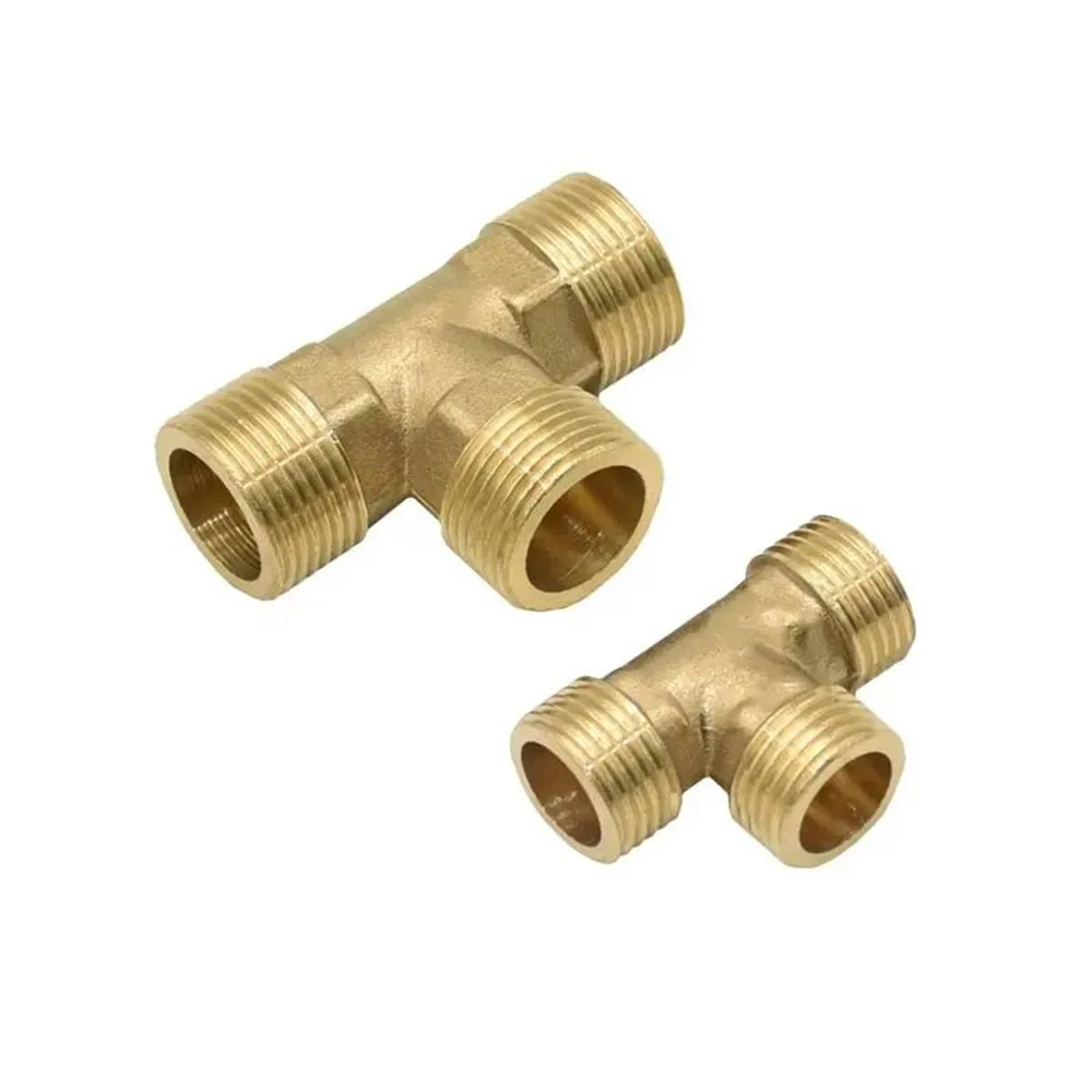 Raccord En T Laiton 3/4 (DN20) – Lot De 3 – Pour Eau, Gaz, Air, Chauffage – Filetage BSP G3/4