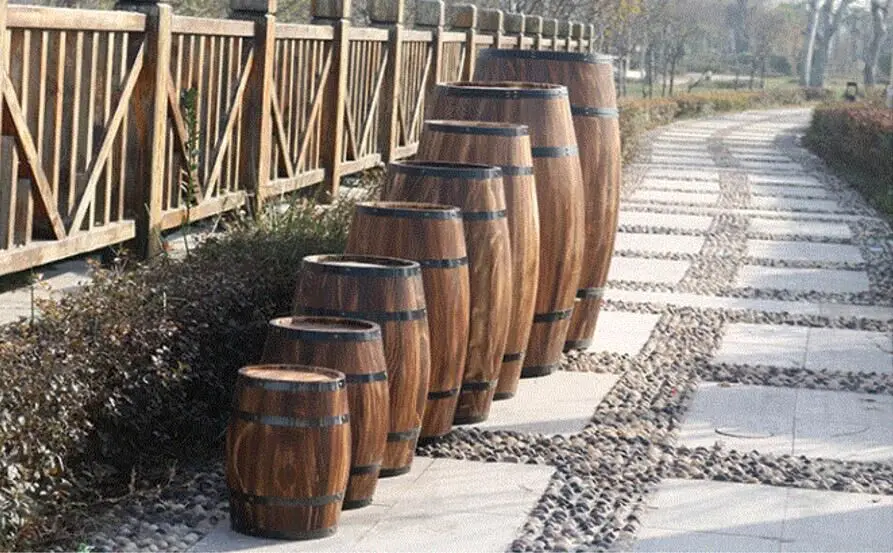 Customizable Wooden Big Barrel Mini Beer Keg for Decoration for Home or Business Use