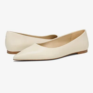 Hot Sale Flats Customized OEM/ODM Design Women Ladies Genuine Leather Shoes