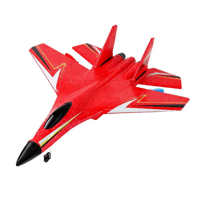 Avião de Brinquedo com Controle Remoto, SU35 ou SU57, Modelo Planador com  Luzes LED, 2,4