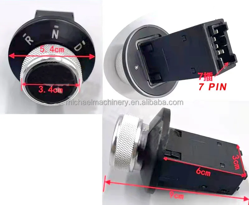 Electronic Shift Conversion Gear Selector Knob R-n-d Rotary Switch For ...