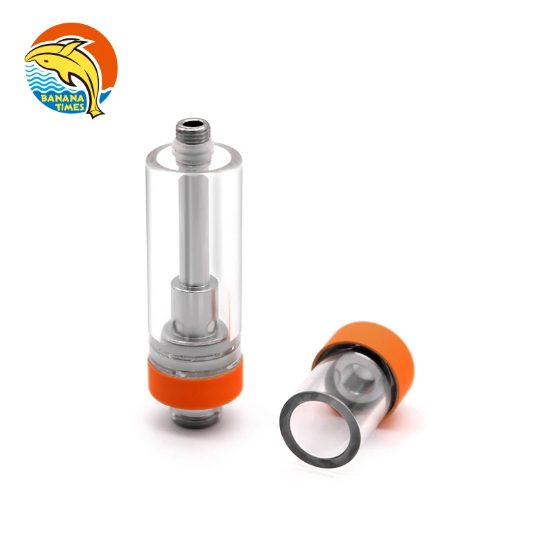 Ceramic tip 510 cartridge empty 2021 new design glass cbd vape cartridge compatible with LOB 510 battery