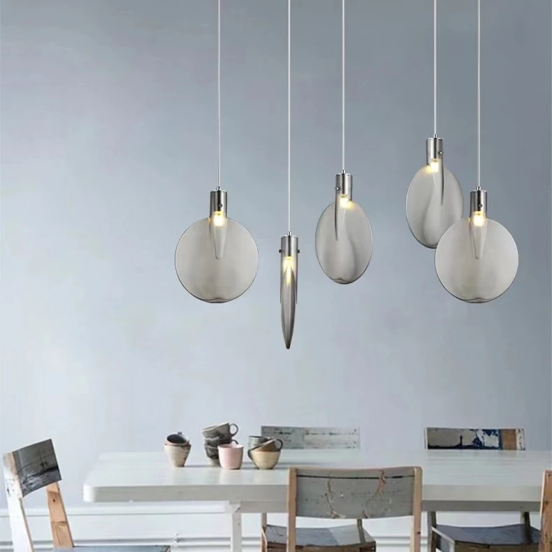 
Классический Стеклянный светодиодный подвесной светильник в скандинавском стиле 