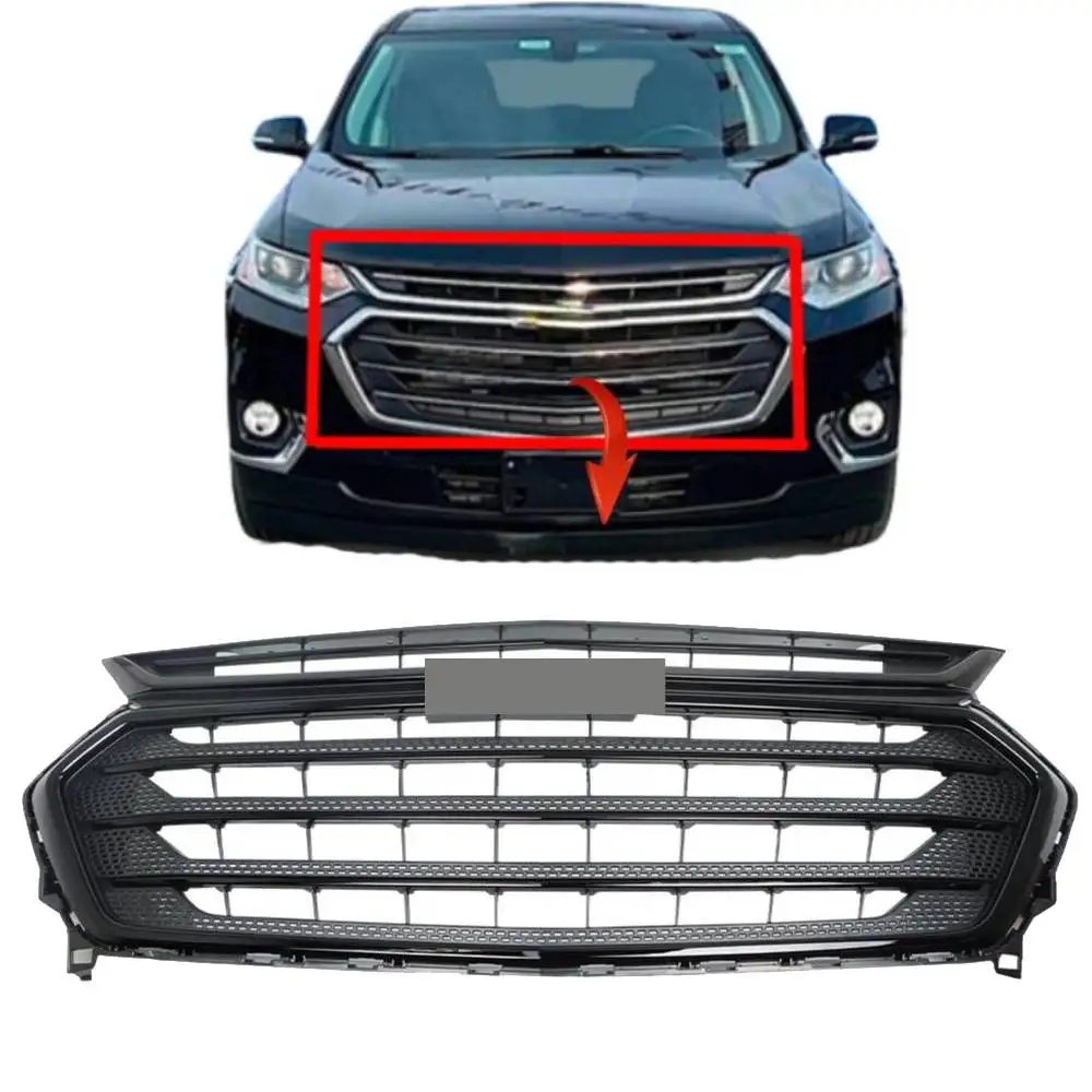 car black Grille plating black plating strips front grille for chevy Chevrolet Traverse 2019 2020