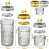 Tasse en verre rhombique + Couvercle à compartiments