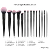 Ensemble de la brosse 14 pcs -- emballage de sachet en plastique