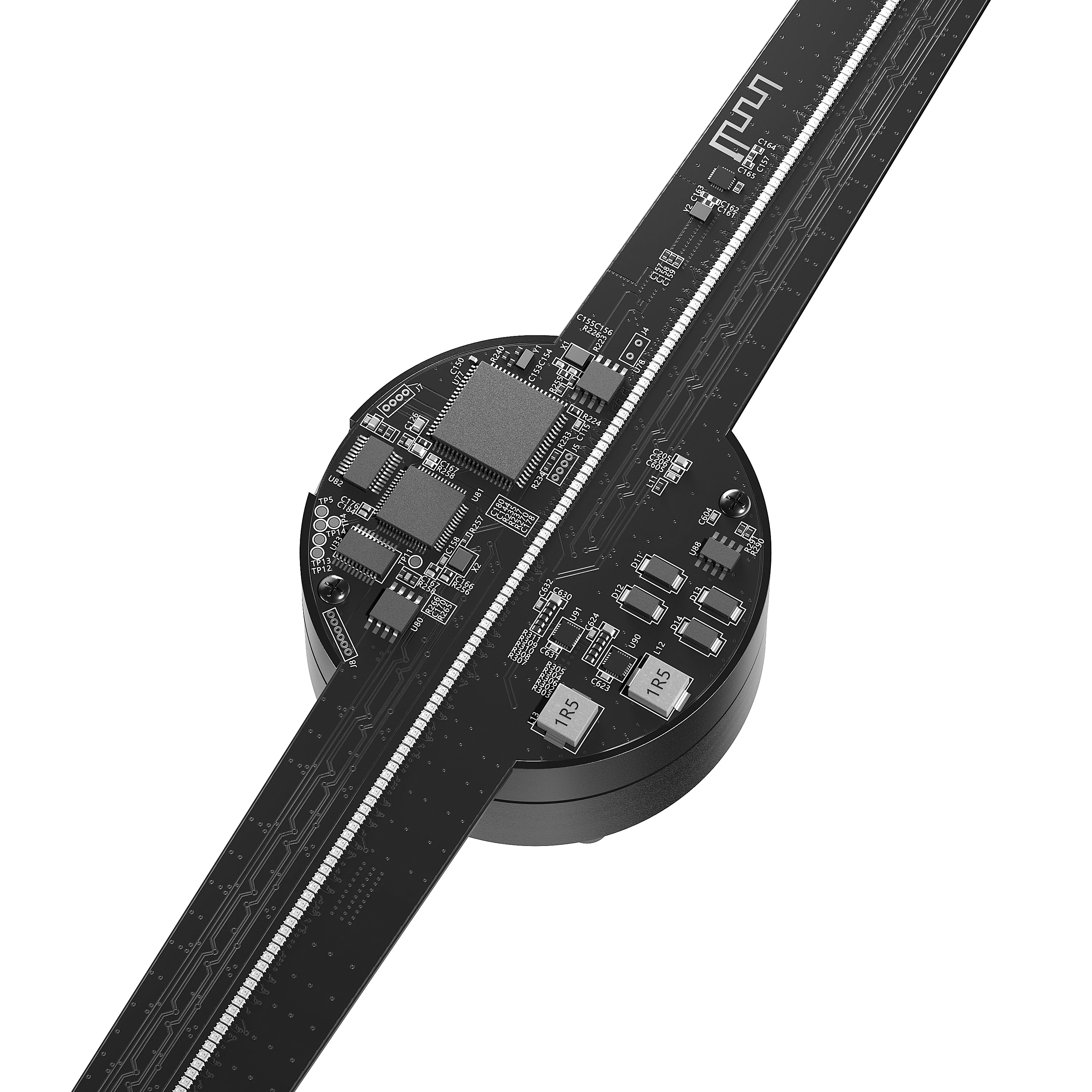 Z2 42CM HD Holographic 3D Fan with WiFi Control - Customizable