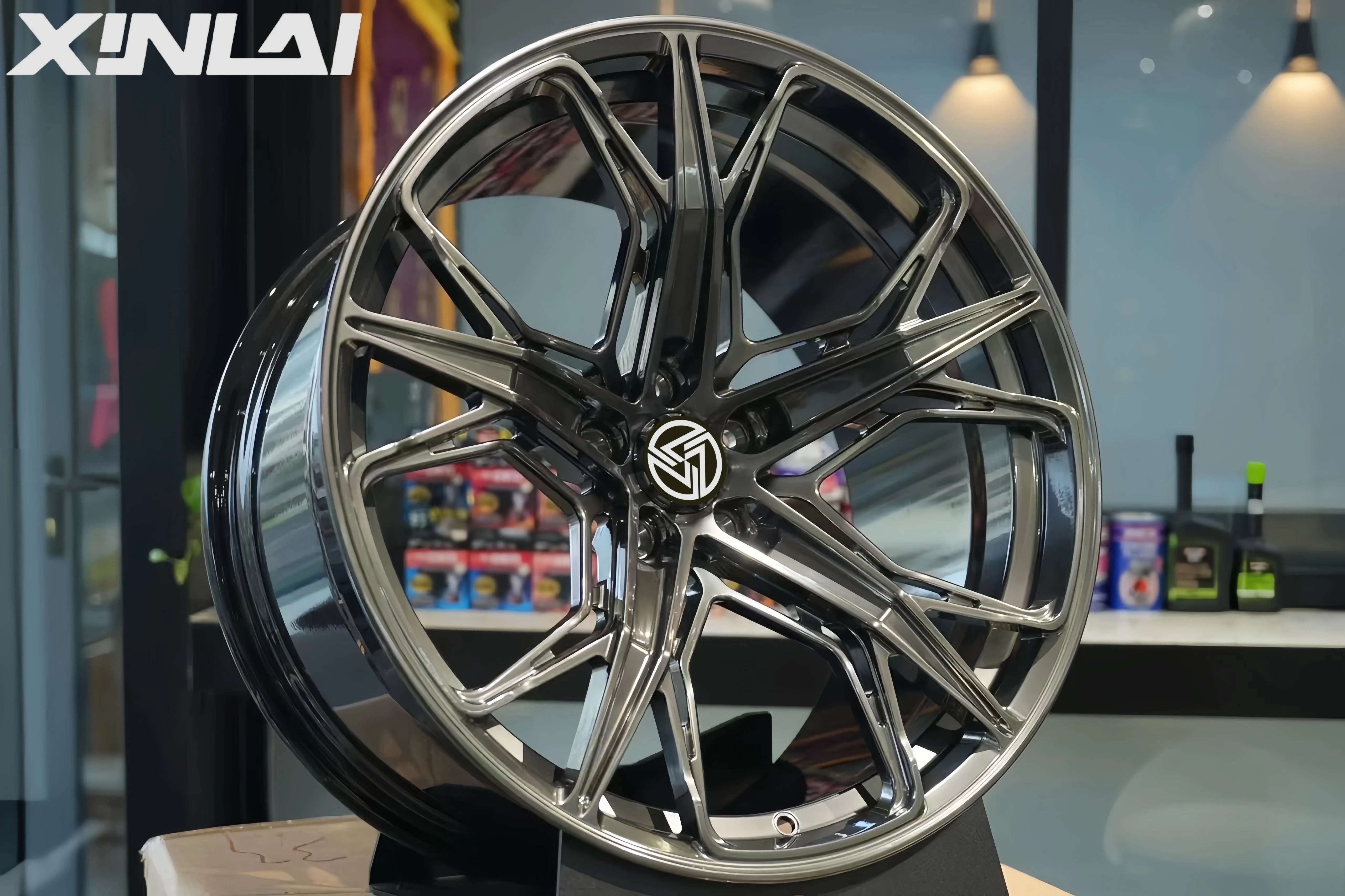 XINL Custom 18-22 Inch Passenger Wheels Deep Concave Forged Polished Lip 5x120 5x112 40mm ET for E60 F10 E30 E46 New Condition - Image 5