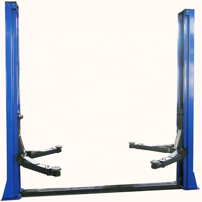 Двухколонный низкий потолок дизайн портативный автомобильный грузоподъемник для продажи