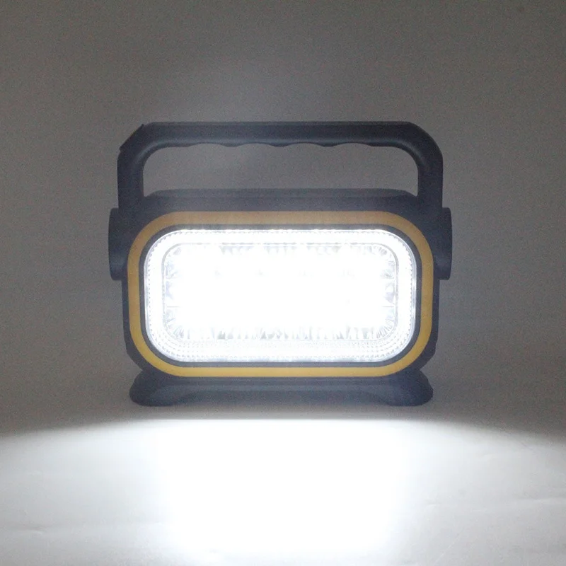 New Arrival Solar Multi Function Rechargeable Hand Lamp Portable Emergency Hiking Camping Light Outdoor LED Hand Lamp