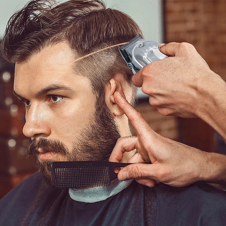IN STOCK USB Cordless Metal Professional Rechargeable Electric Hair Trimmer For Men.jpg