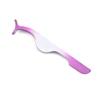 Purple and white eyebrow tweezer