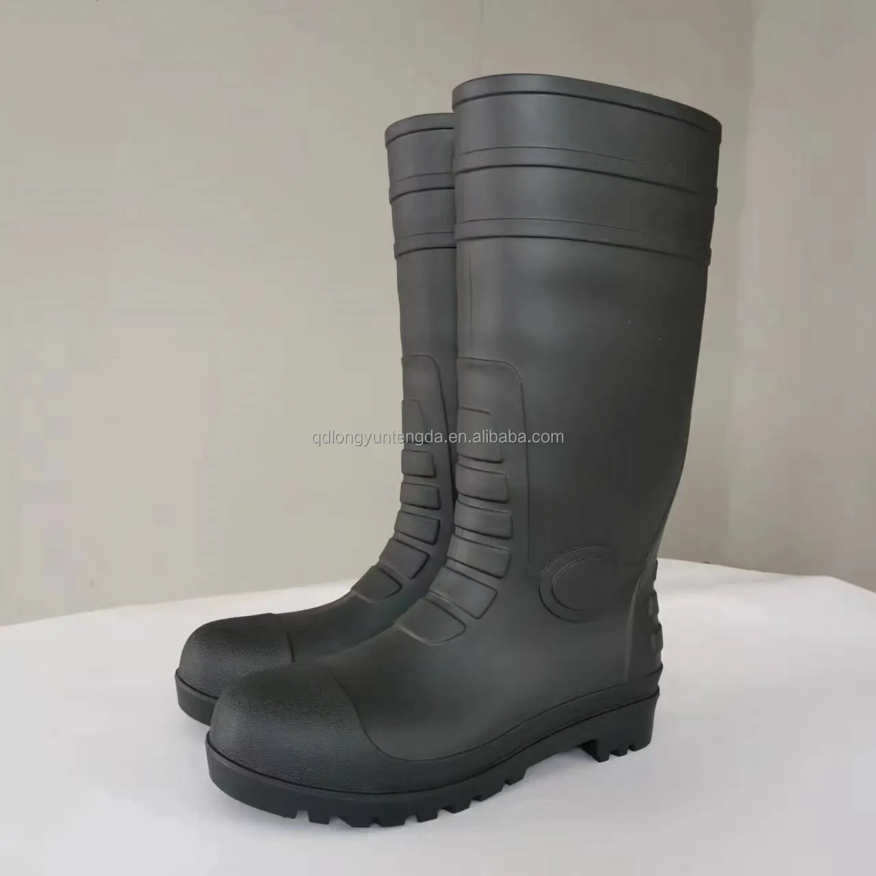 Custom Knee High Pvc Oil Field Acid Alkali Chemical Resistant ...