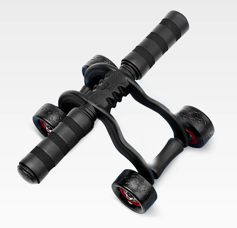 Home Gym Muscle Exercise ABS Four Wheel Abdominal Roller 4 Wheel Ab Wheel Roller