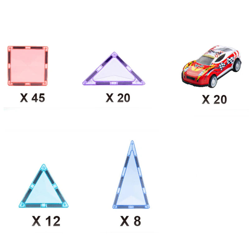 magnetic blocks cars