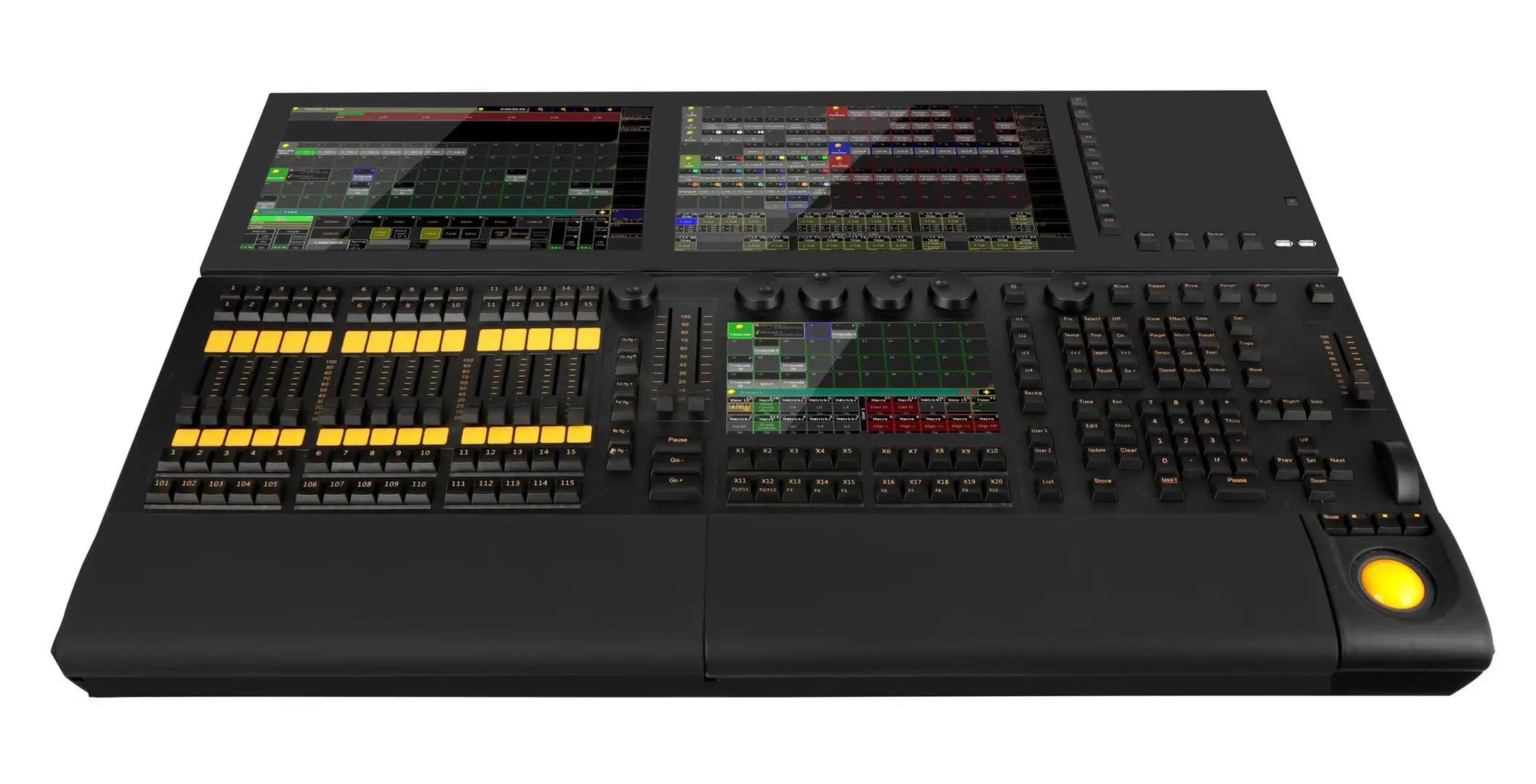 High Performance DMX512 Stage Lighting MA2 Light Console With Touch Screen