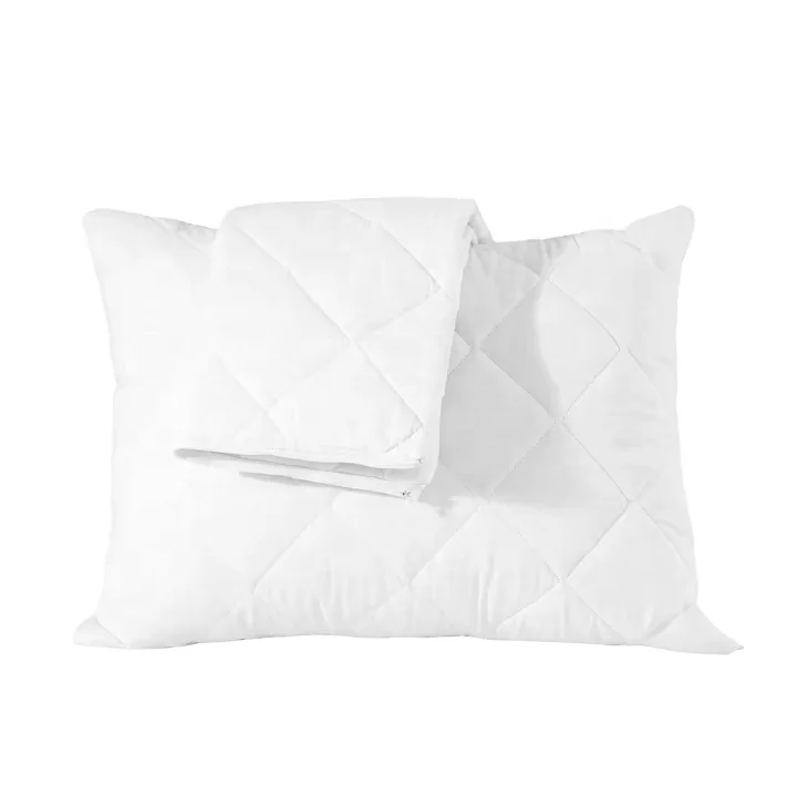 Modern White Customized Hotel Collection Bed Pillows High Quality Waterproof Pillow case for Home & Hospital Use