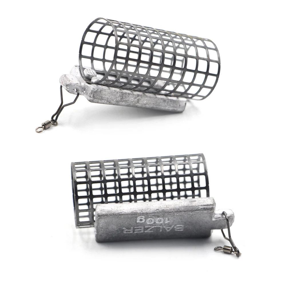 Mangeoire Carpe Métal 10 Cages Mangeoires Carrées Métal - 30g - Pour Pêche Carpe Et Ligne Cages Mangeoires Pêche