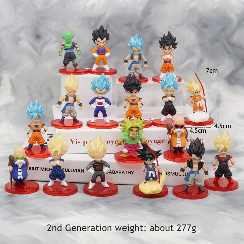 Crazy Selling Japanese Anime Toys Wholesale 18 Piece Anime Figures