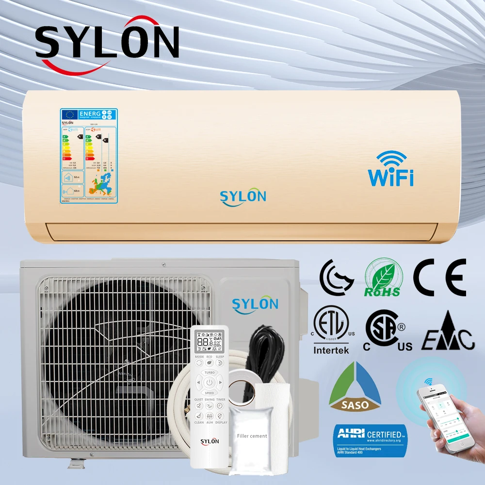 サイロン 12000 BTU 固定周波数 冷房専用 エアコン オン/オフ 壁掛け式 