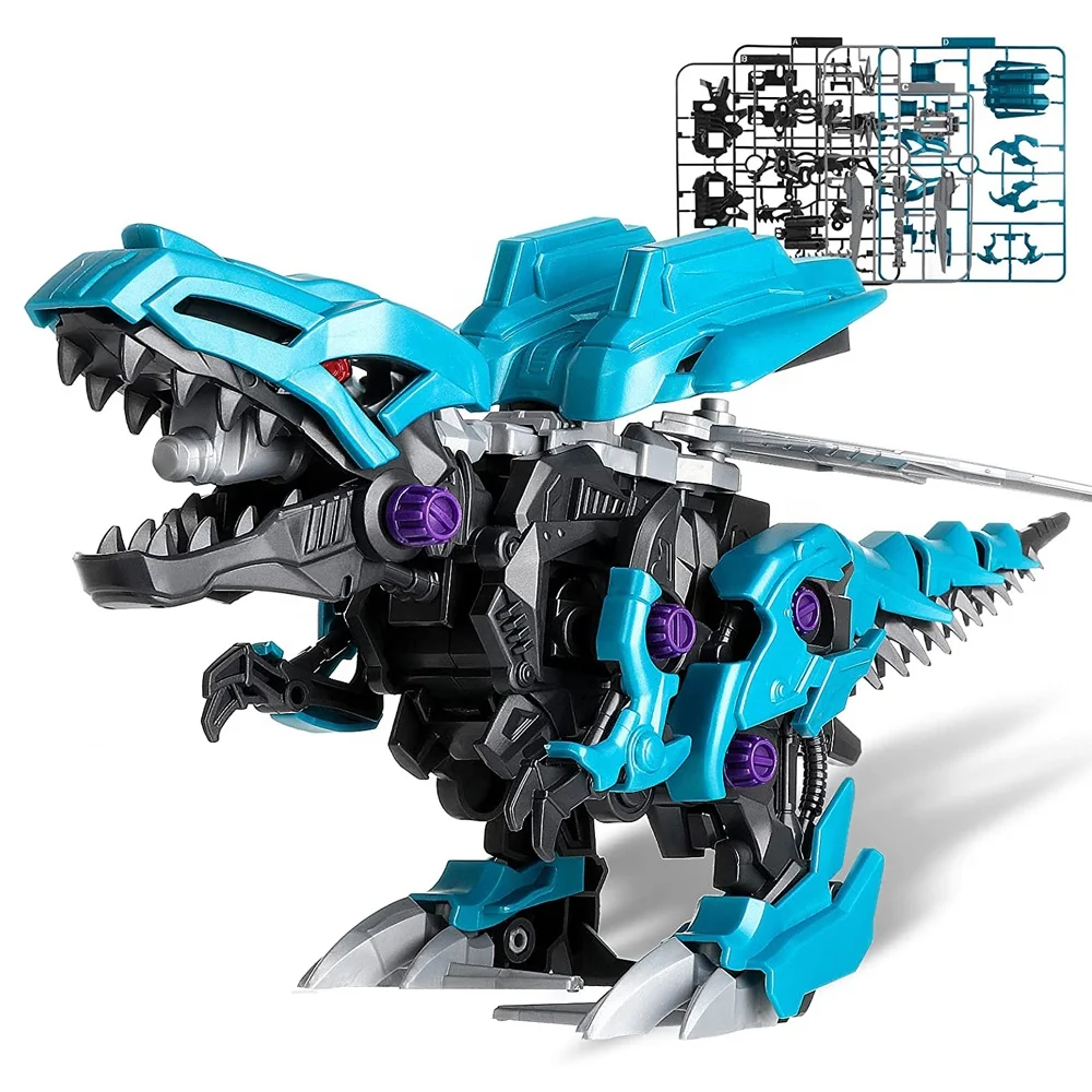 Robot Dinosaure Transformable Magnétique – Jouet ABS Anti-Stress, Cerf Mécanique 20 Cm – Cadeau Enfant Garçon