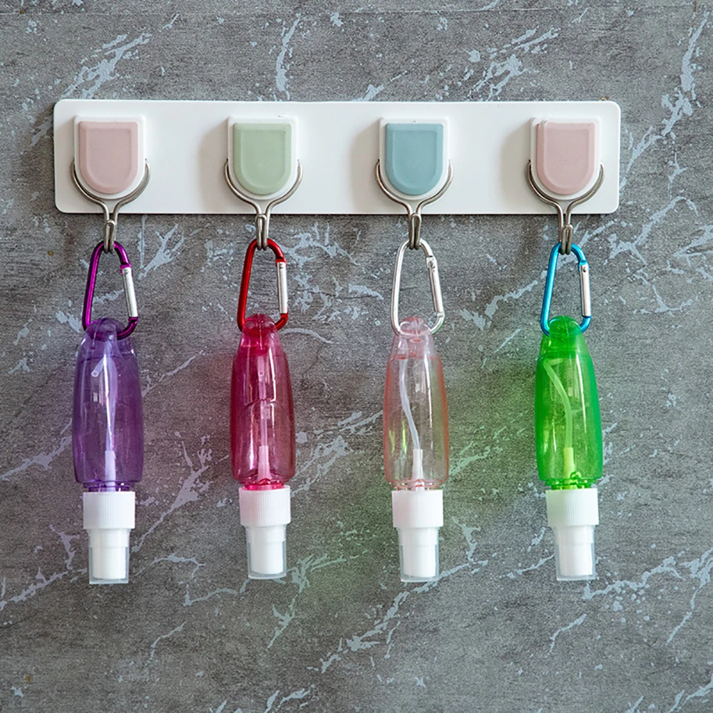 30ml 50ml 60ml 70ml カラビナ付きポケットアルコールスプレーフック