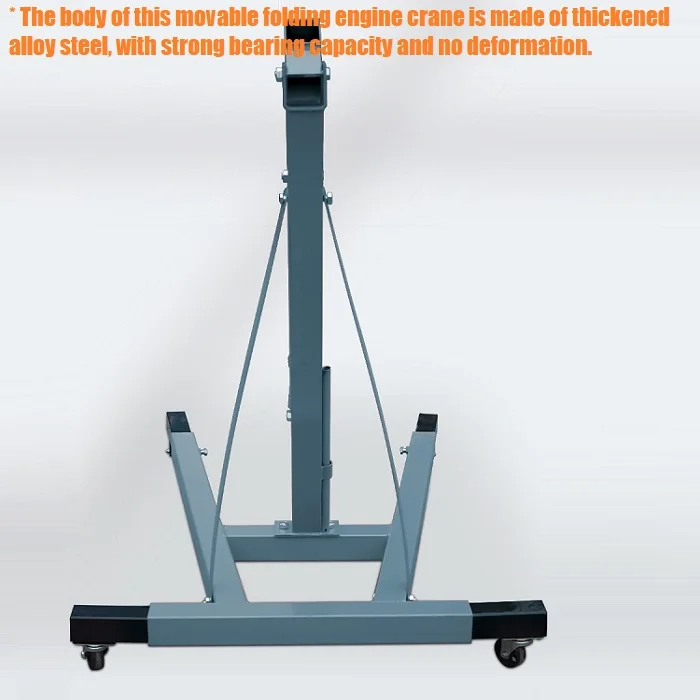 Custom Engine Moveable Crane Engine Hoist Factory Workshop Mini Crane Lift for Car Engine