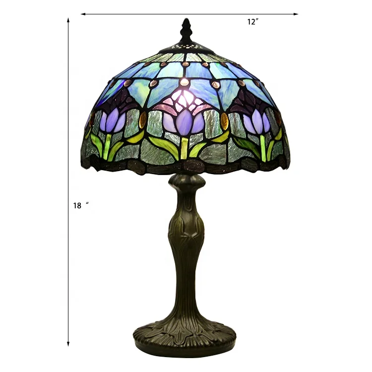Longhuijing Tiffany Style Stained Glass Table Lamp