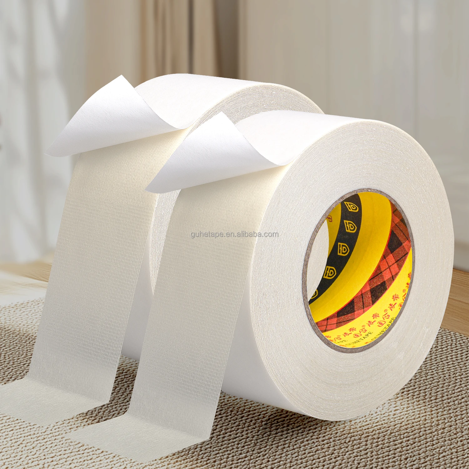 XFasten Rug Gripper Double Sided Carpet Tape – 2" X 5 Yards – For Area Rugs