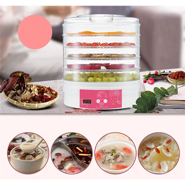 
 Домашний пищевой Дегидратор, цифровой контроллер, двухслойный Дегидратор для продуктов и фруктов  