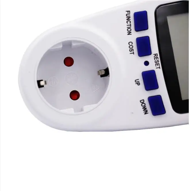 Plug Socket Digital Voltage Wattmeter Power Consumption Watt Energy Meter AC Electricity Analyzer Monitor