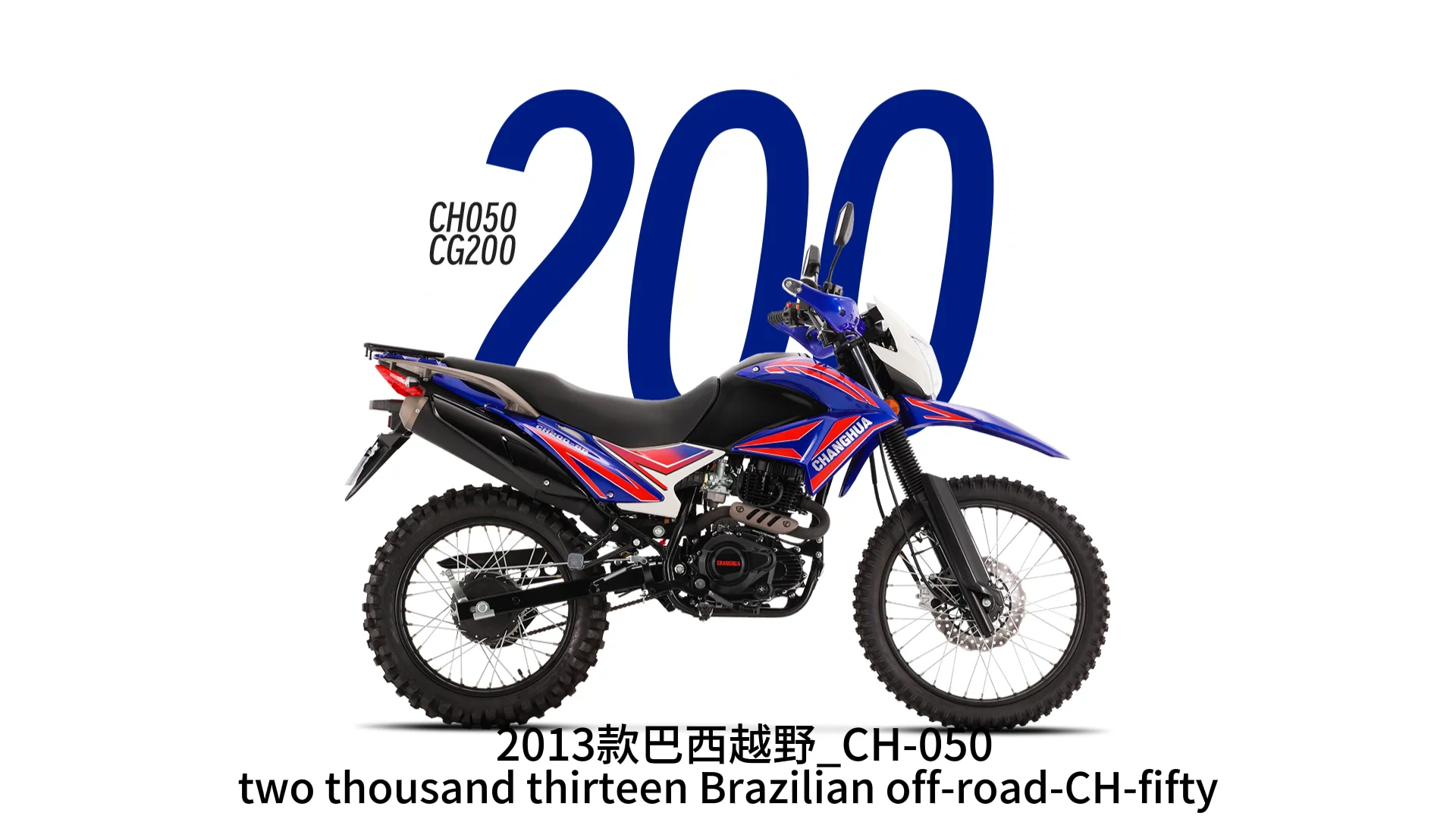 Changhua 2023 New 250cc Motocross Popular 200cc Off Road China Cheap