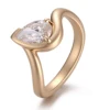 10K solid gold lab diamond ring
