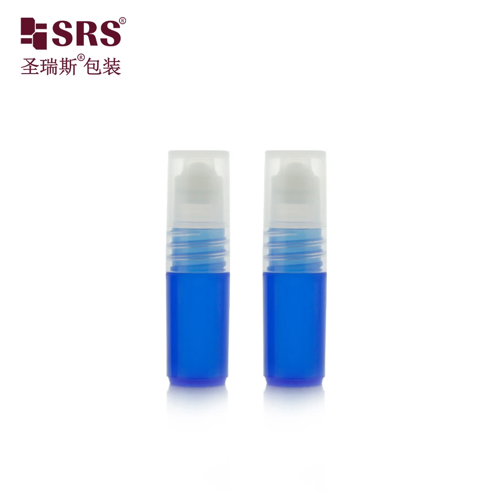SRS Factory Customization Plastic Unique Design Plastic Roller Ball Container 3ml Bottle Roll On