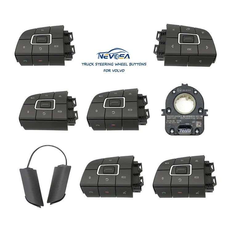 Nevosa Multi-function Steering Wheel Switch Cruise Control Button Switch for SCANIA P-G-R-T-Series VOLVO Trucks