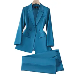 Business Suit Office Women's Work Suit Women's Formal Suit Jacket Pants Two Piece Set
