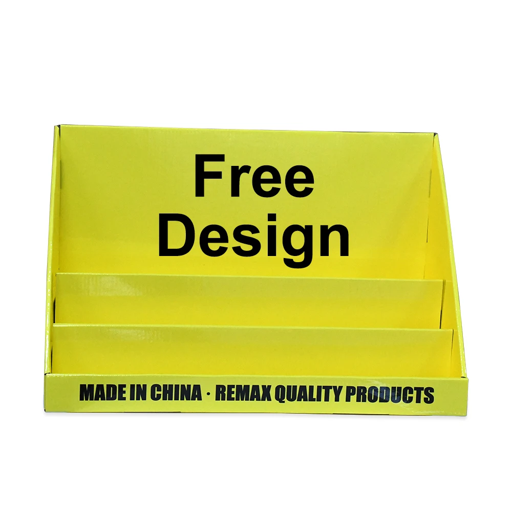 Retail Store Headphone Data Cable POS Desktop Display Stand Foldable PDQ Counter Display Stand