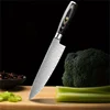 Black - Pointed Damascus Kitchen Knife