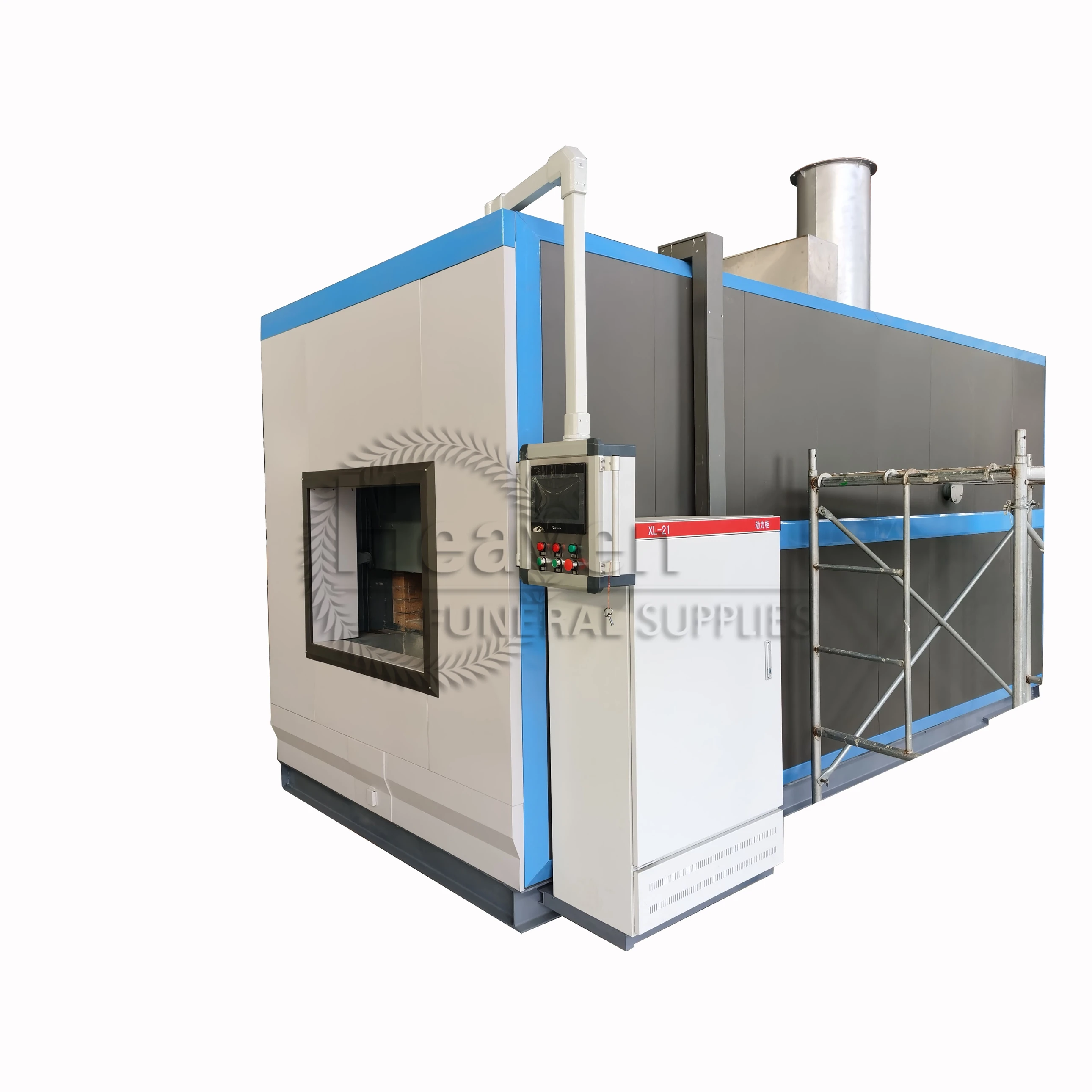 American Style New Type Human Incinerator Smokeless Crematorium Machine with Second Combustion Chamber