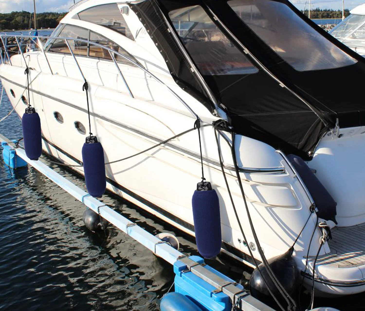 Wholesale 35mm Neoprene Cover Printed Logo Boat Fender Cover