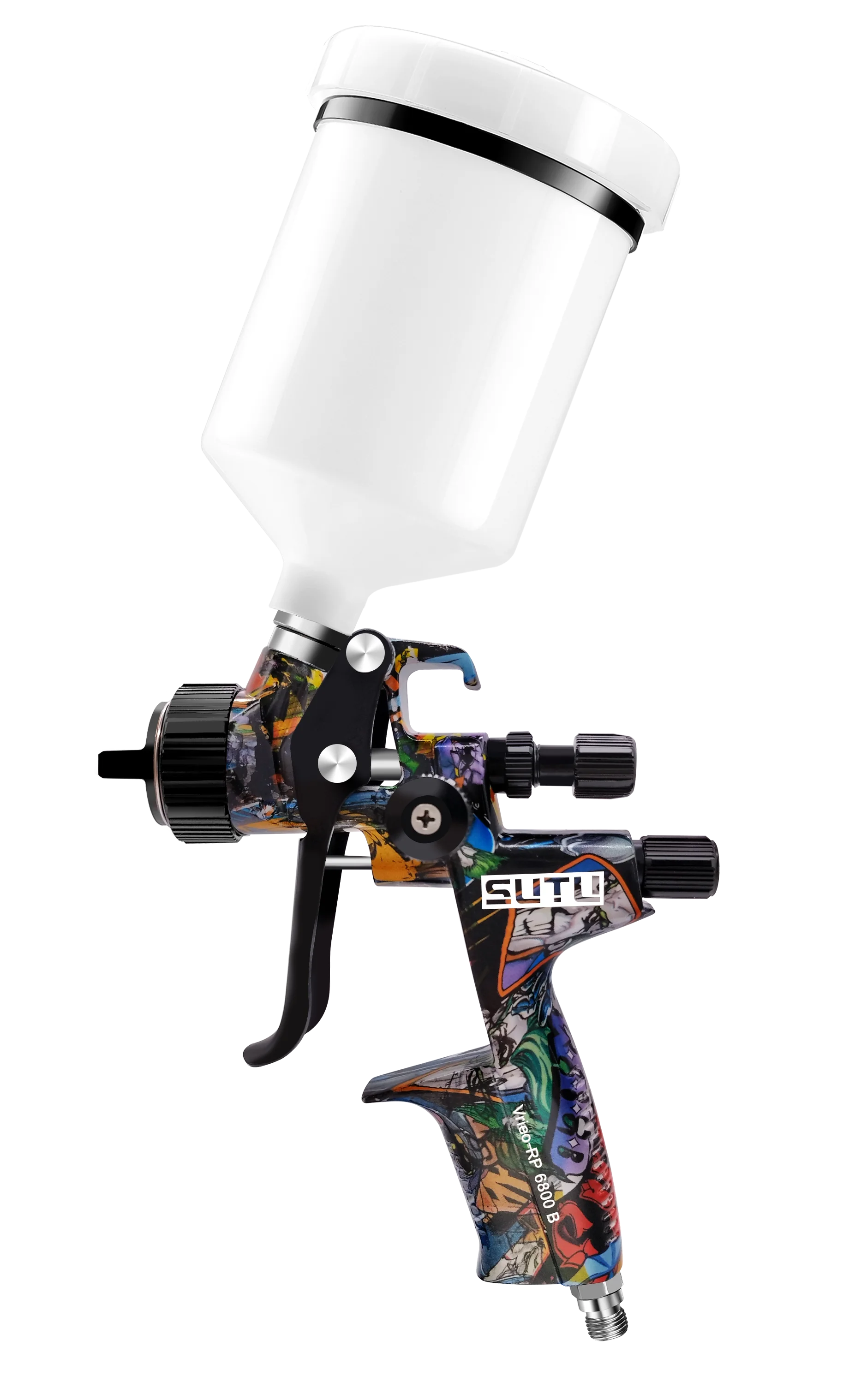 PNTGREEN HVLP Spray Gun, Air Spray Gun with 1.3mm Spray Nozzle and