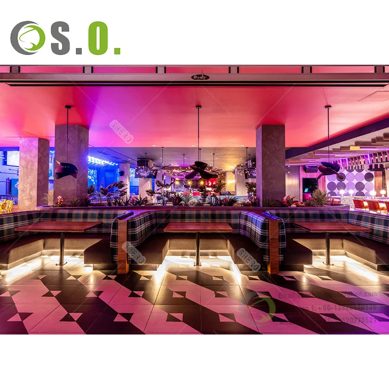 Modern Luxury Smoking Club Bar Interior Design Shisha Lounge Hookah Bar