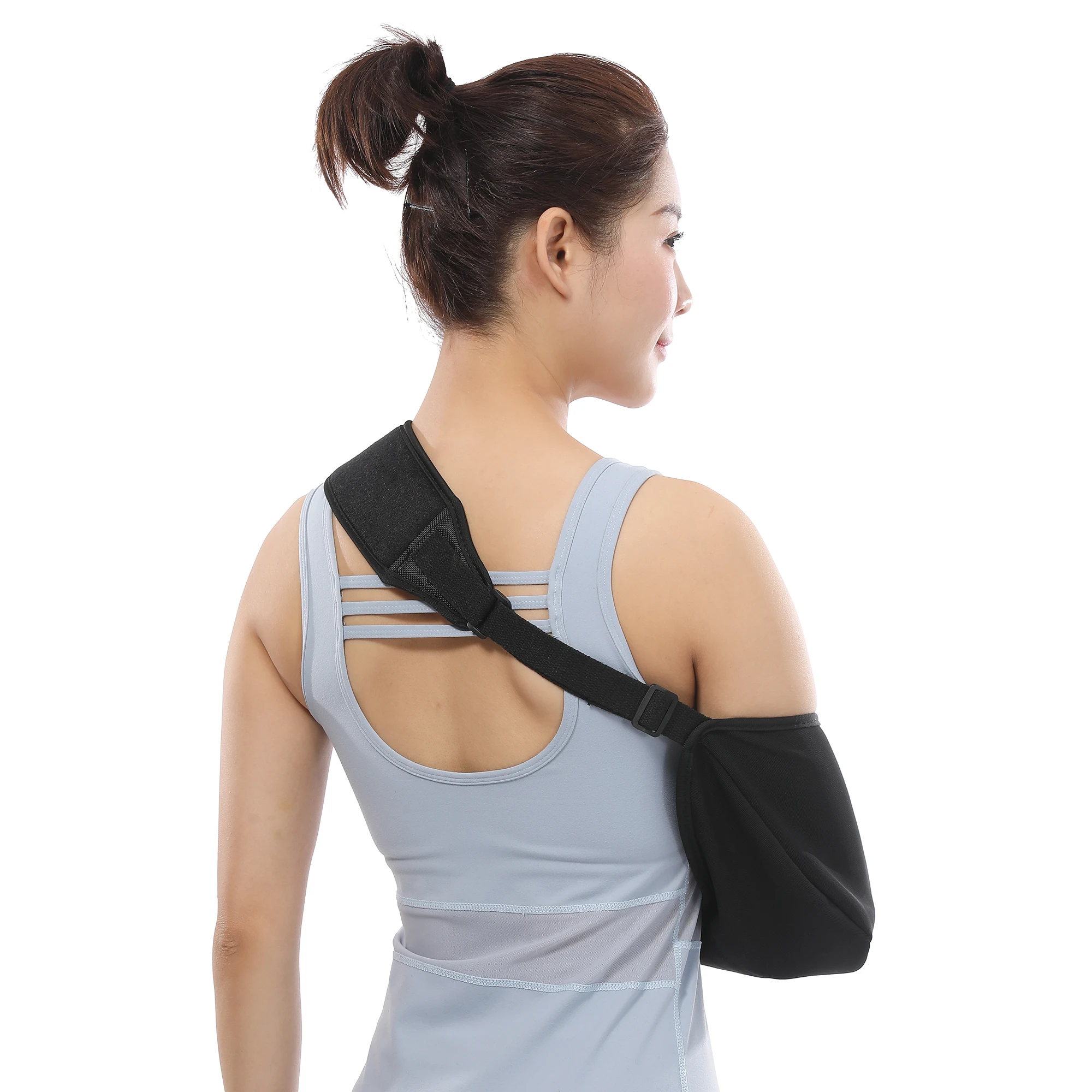 High Quality Adjustable Shoulder Arm Support Brace Class I Plastic Arm Sling for Rehabilitation for Health Care