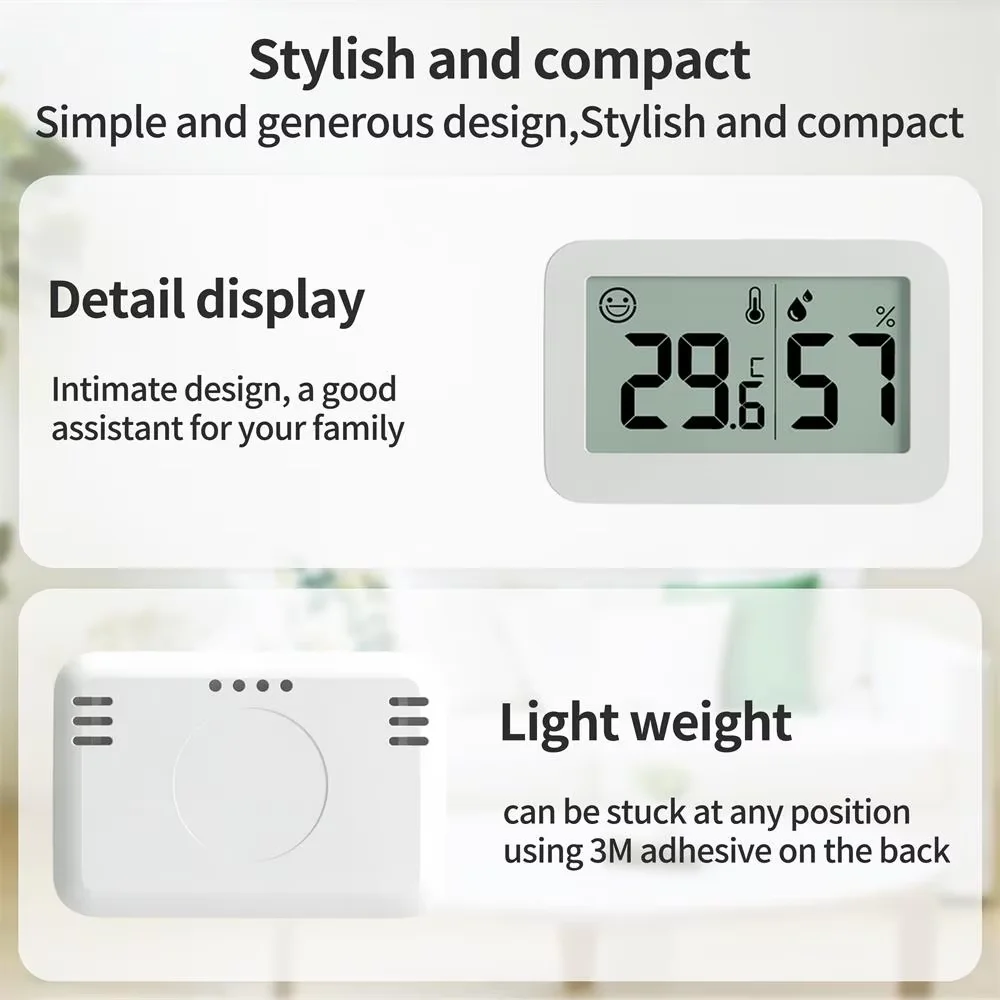 Wholesale Mini Digital Hygrometer Thermo LCD Temperature Humidity Thermometer for Reptile Terrarium Pet Cage Reptile Enclosure