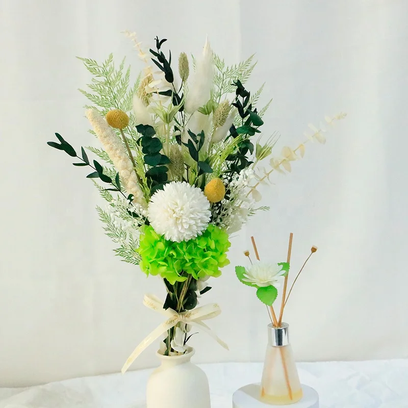 Fiori Secchi Decorativi - Crisantemi Stabilizzati, 100g, Per Bomboniere Matrimonio, DIY E Decorazione Casa