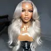 Onda del cuerpo rubia platino